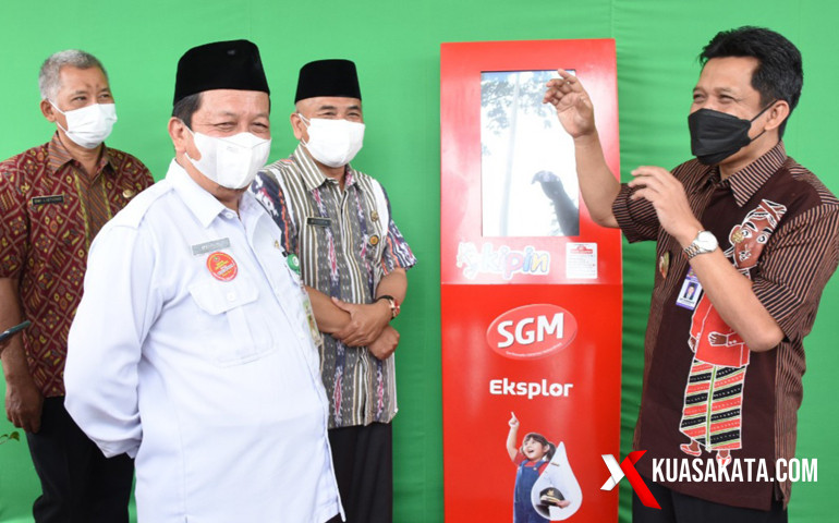 Dinas Arpusda Wonosobo launching aplikasi KIPIN School 4.0 untuk solusi PTM di masa pandemi global Covid-19. Foto : emhaka/kuasakata.com