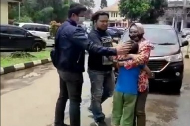 Tangis Korban Penculikan Asal Klaten Pecah Saat Dijemput Sang Ibu