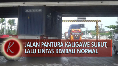 Video: Jalan Pantura Kaligawe Surut, Lalu Lintas Kembali Normal