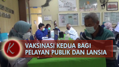 Vaksinasi Kedua Bagi Pelayan Publik dan Lansia