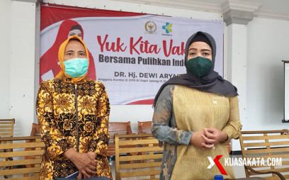 Reses, Dewi Aryani Gelar Vaksinasi di 50 Titik