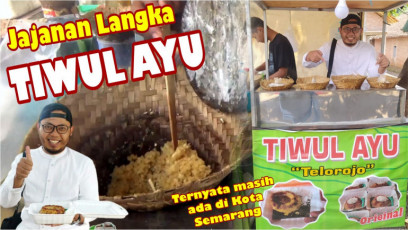 Nostalgia Makanan Tradisional Tiwul Ayu Khas Wonogiri Ada di Semarang