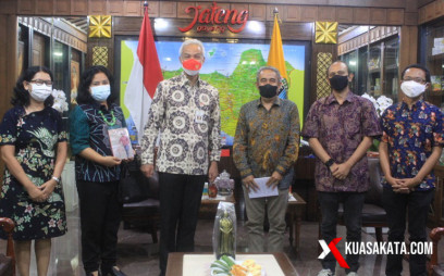 Dikunjungi Tim Rektorat Unika, Ganjar Dorong Soal Riset dan Enterpreneurship