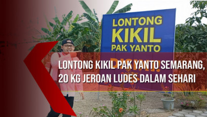 Lontong Kikil Pak Yanto Semarang, 20 Kg Jeroan Ludes dalam Sehari