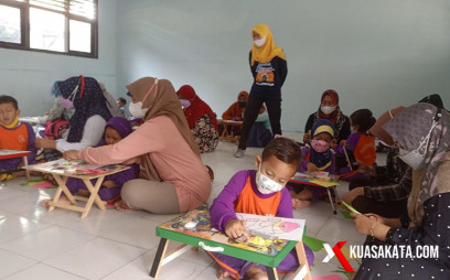 Latih Motorik Pelajar, KB TK Annida Gelar Lomba Kolase