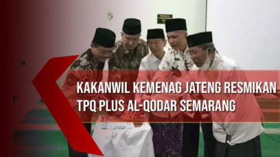 Kakanwil Kemenag Jateng Resmikan TPQ Plus Al-Qodar Semarang