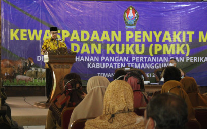 DKPPP Temanggung Adakan Sosialisasi Kewaspadaan PMK