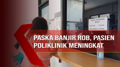 Paska Banjir Rob, Pasien Poliklinik Meningkat