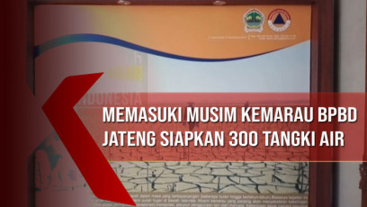 Memasuki Musim Kemarau BPBD Jateng Siapkan 300 Tangki Air