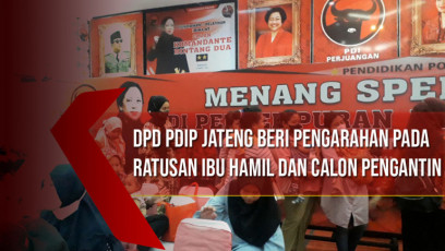Cegah Stunting, DPD PDIP Jateng Beri Pengarahan Pada Ratusan Ibu Hamil dan Calon Pengantin