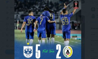 Libas PSS Sleman 5-2, PSIS Semarang ke Perempat Final Piala Presiden 2022