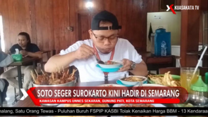 Soto Seger Surokarto Kini Hadir di Kota Semarang
