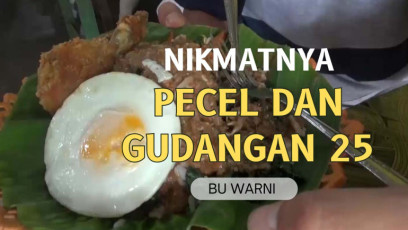 Nikmatnya Pecel dan Gudangan 25 Bu Warni