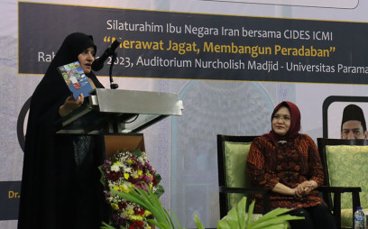 Ibu Negara Iran Dr. Jamileh Alamolhoda Kunjungi Universitas Paramadina
