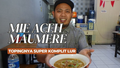 Mie Aceh Maumere, Topingnya Super Komplit Lur