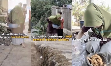 Perjuangan Seorang Ibu Disabilitas yang Harus Jualan Combro Keliling untuk Menyambung Hidup