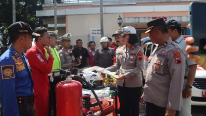 Jelang Operasi Ketupat Candi, Polres Purbalingga Gelar Apel Satgas Quick Response