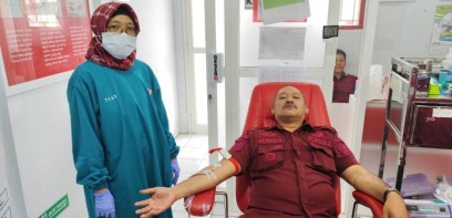 Rutan Salatiga Gelar Donor Darah
