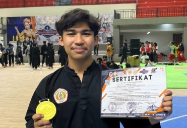 Mahasiswa Undip Semarang Juara 1 Pencak Silat di Bojonegoro