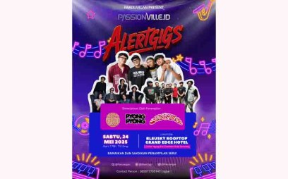 AlertGigs Siap Guncang Langit Semarang! Pyong-Pyong Hingga Sycho Wayne Tampil di Rooftop Grand Edge Hotel