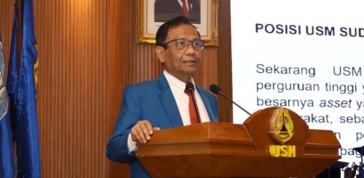 Mahfud MD Sebut USM dalam Posisi Sangat Baik di Usia 38 Tahun