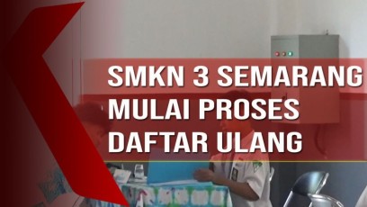 SMK Negeri 3 Semarang Mulai Proses Daftar Ulang, 100 CMB Telah Mendaftar