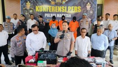 Polisi Tangkap Komplotan Pembobol ATM di Magetan, Pelaku Gasak Uang Rp 649 Juta