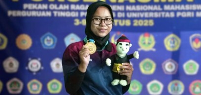 Kisah Mahasiswi UPGRIS Apriliani: Rajin Berlatih Tenis Meja hingga Berprestasi